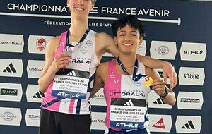 Championnat de France Avenir à Saint Etienne : Bastien et Léo assurent !