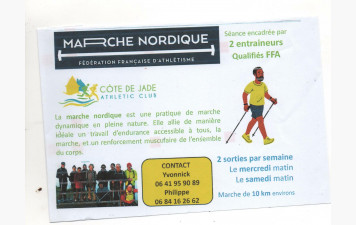 Marche Nordique - Planning Janvier 2026