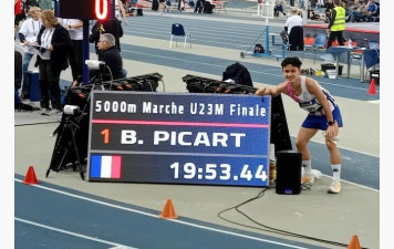 Championnat de France en Salle : panaché de médailles et Bastien force 4 ;)