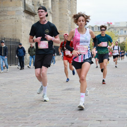 10km de Reims... Nos couleurs étaient présentes !